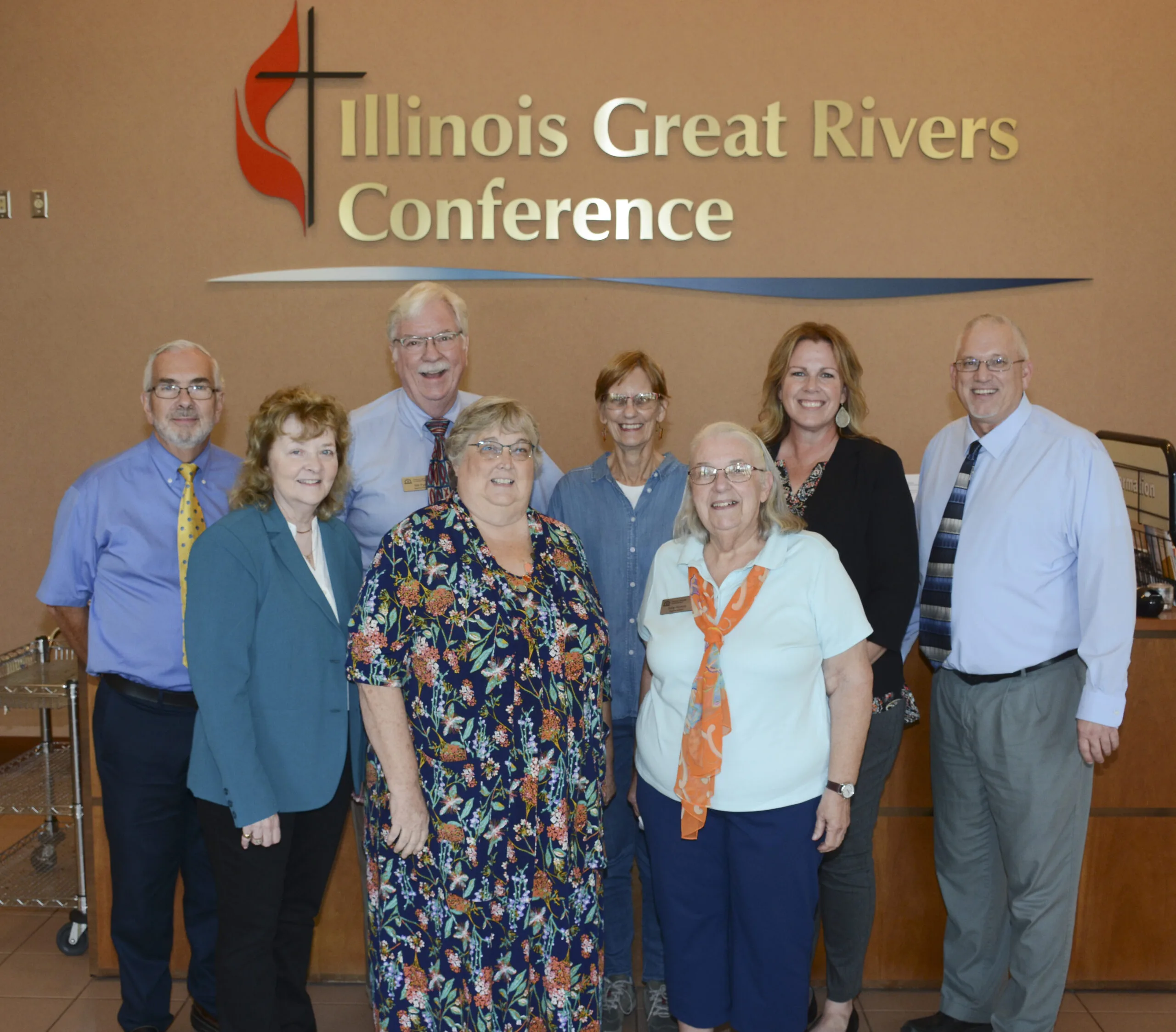 PASBF staff picture at the Illinois Great Rivers Conference